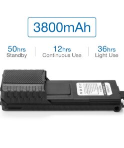 BAOFENG BL-5L 3800mAh Extended Battery Compatible with UV-5R RD-5R UV-5RTP UV-5R Plus, Original Pack, Black 30 71j1ZeQ0aL
