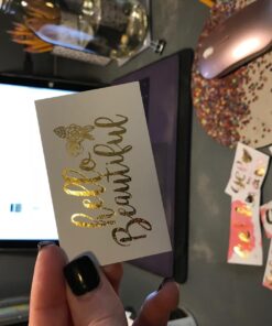 iCraft Deco Foil, 5 Transfer Sheets, 6" x 12", Gold 24 71j1aXoRaL