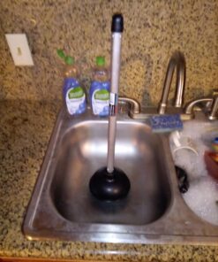 NEIKO 60166A Toilet Plunger with Patented All-Angle Design, Heavy-Duty Toilet Bowl Plunger with Aluminum Handle, Bathroom Necessity , Black, 1-Pack 1 Piece 42 71j3jM1r2gL