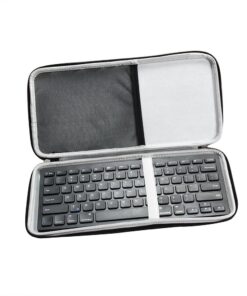 Alternative view of for Anker Bluetooth Ultra-Slim Wireless Tablet Keyboard Travel Hard EVA Protective Case Carrying Pouch Cover Bag Compact Size by Hermitshell