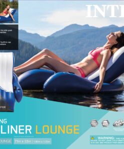Intex Floating Recliner Inflatable Lounge, 71in X 53in, Multicolor 1 Pack 23 71j5dOs uvL