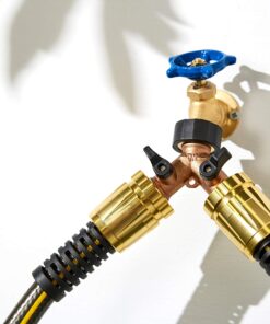 Alternative view of Orbit 58248 Garden Hose Splitter, Brass Dual-Outlet Garden Hose Y Faucet Adapter, Brown 1