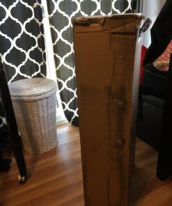 Seville Classics Closet Garment Organizer with Metal Hanging Rod Wardrobe Storage System, w/ Steel Shelves for Clothes, Shirts, Jackets, Coats, Blankets, Shoes, Steel, Expandable Rack 63 71j6NZU1U5L