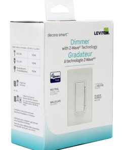 Leviton DZMX1-1LZ Decora Z-Wave Controls Universal Dimmer, White/Ivory/Light Almond 7 71j6R XAuyL