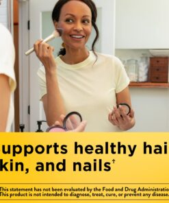 Nature Made Extra Strength Biotin 2500 mcg, Dietary Supplement For Healthy Hair, Skin & Nail Support, 150 Softgels, 150 Day Supply 150 Count (Pack of 1) 19 71j6iFRrI2L