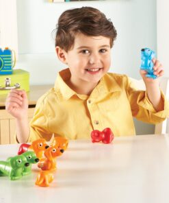 Learning Resources Snap-N-Learn Rhyming Pups Toy, Fine Motor Toys, Develops Color Recognition Skills, 20 Pieces, Ages 3+ 16 71j7MxJRr9L