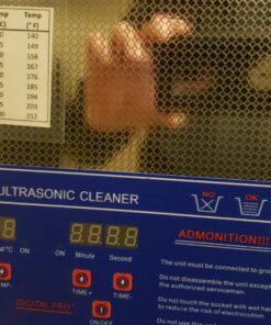 VEVOR Commercial Ultrasonic Cleaner 6L Professional Ultrasonic Cleaner 40kHz with Digital Timer&Heater 110V Excellent Cleaning Machine for Watch Instruments Industrial Parts Excellent Cleaner Solution 81 71j8bhsqTJL