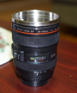 Caniam Camera Lens Coffee Cup, Travel Mug - Camera Eos 24-105Mm Model Stainless 400Ml Thermos 30 71j9K72JxkL