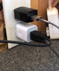 X-EDITION Wall Charger,4-Pack 2.1A Dual Port USB Power Adapter Plug Charging Block Cube for Phone 8/7/6 Plus/X, Pad, Samsung Galaxy S5 S6 S7 Edge,LG, Android (White) White 47 71j9qh4m1 L