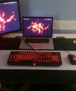 Glorious Large Extended White Gaming Mouse Pad/Mat - Long Cloth Mousepad, Stitched Edges | 36x11 (GW-E) 36 71j9xq11v4L