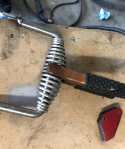 Island Outdoor, LLC 5-3/8" Stainless Spring Handle with 1/2" Steel Rod (6" Wide, 3.5" Tall) - Weld ON 27 71jAme1faOL