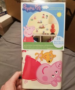 RoomMates RMK3183SCS Peppa The Pig Peel and Stick Wall Decals 54 71jBSJYbbdL