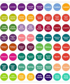 Aroma Designs Young Living Bottle Cap Stickers (Pack of 2) 14 71jBUPd7vIL