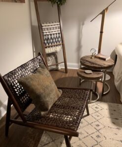 DII California Casual, Colby Southwest Woven Throw, Black & Gray, 50x60 50x60" 41 71jC4Q3zggL 1