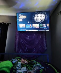 Mounting Dream UL Listed TV Wall Mount for Most 26-55 Inch TVs, Full Motion TV Mount with Perfect Center Design, Articulating Wall Mount TV Bracket Swivel and Tilt, Max VESA 400x400mm, Up to 77LBS 42 71jCOPcQ4mL