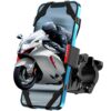 IPOW Motorcycle Phone Mount, Bike Phone Mount Holder, Universal Cell Phone Bicycle & Motorcycle Handlebar Phone Holder, Compatible with Smartphones 13/12/11/X/XR/XS/8/7,Galaxy S20/S10/S9 Black+Red 29 71jCjVA0QOL