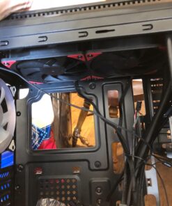 Thermaltake Versa N21 Black Edition Translucent Window Panel SPCC ATX Mid Tower Computer Chassis CA-1D9-00M1WN-00 47 71jDPJ9Xr9L