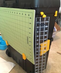 Rolling Tool Box with Wheels, Foldable Comfort Handle, and Removable Top – Toolbox Organizers and Storage by Stalwart 56 71jDc9M34TL