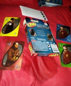 Mattel Games UNO Harry Potter Card Game Movie-Themed Collectors Deck of 112 Cards with Hogwarts Character Images, Gift for Fans Ages 7 Years Old & Up First Edition 41 71jDrm6mADL