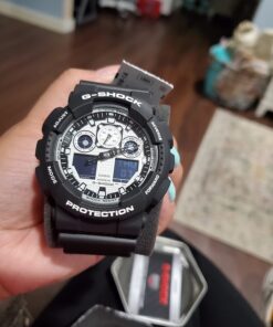 Casio G-Shock GA-100BW-1A White and Black Series Luxury Watch - Black/One Size 40 71jFLBcOWmL