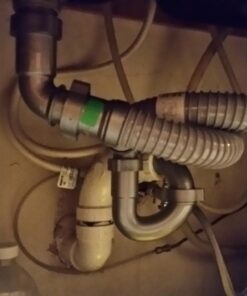 Snappy Trap 1 1/2" All-In-One-Drain Kit for Double Bowl Kitchen Sinks Original version 35 71jH0gAHwL