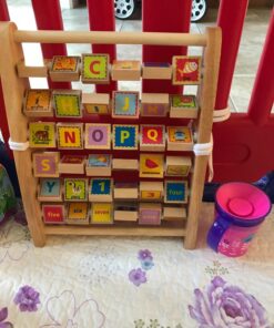 Hape Alphabet Abacus, L: 10, W: 4.7, H: 12.6 inch 38 71jH7D1iZ6L