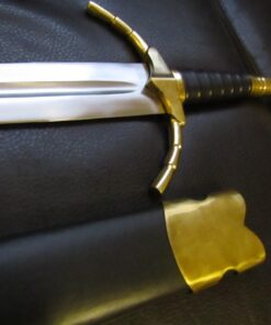 Medieval Warrior The Mercenary Sword Full Tang Tempered Hand Forged Blade with Leather Scabbard 42 71jHSSgzs1L