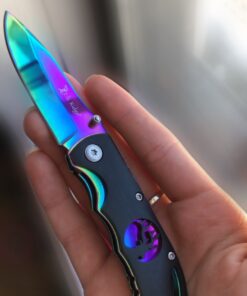 Wild Turkey Handmade Rainbow Frame with Black Overlay with Elk Cutout Knife Original version 31 71jHzPFTrGL