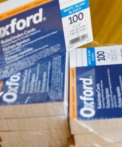 Oxford 31EE Ruled Index Cards, 3" x 5", White, 1,000 Cards (10 Packs of 100) (31) 3 x 5, 1000 Count 40 71jIk6p9HL