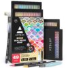 ARTEZA Real Brush Pens, 48 Watercolor Pens for Dynamic Watercolor Effects and Calligraphy, Flexible Nylon Brush Tips, Paint Markers Perfect for Drawing, Journaling, Artistic Projects, and Gift 49