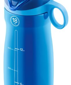 Pogo BPA-Free Tritan Plastic Water Bottle with Chug Lid, 18 Oz, Blue 18oz 18 71jKJYc5grL