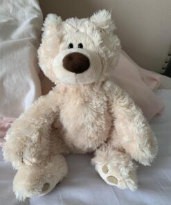GUND Philbin Classic Teddy Bear, Premium Stuffed Animal for Ages 1 and Up, Beige, 12” Beige 12" 34 71jKRxa5p L