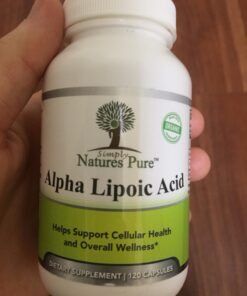 Simply Natures Pure Alpha Lipoic Acid 600mg 120 Veggie Capsules, Non-GMO Thioctic Acid 4 Month Supply 120 Count (Pack of 1) 34 71jLZiwANyL
