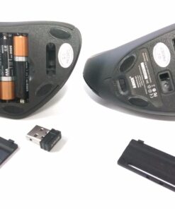 Anker 2.4G Wireless Vertical Ergonomic Optical Mouse, 800 / 1200 /1600 DPI, 5 Buttons for Laptop, Desktop, PC, Macbook - Black 61 71jMD1G4qbL 1