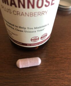 Nested Naturals D-Mannose 500mg Caspules with Cranberry Extract, D Mannose Cranberry Pills, Urinary & Bladder Support, 60 Vegan Capsules 26 71jMYgpuDBL
