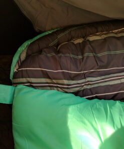 TETON Sports Mammoth Queen Size Sleeping Bag- Double Sleeping Bag – A Warm Bag The Whole Family can Enjoy – Great Sleeping Bag for Camping, Hunting and Base Camp. Compression Sack Included Teal Mammoth 0F 46 71jNCGy o L