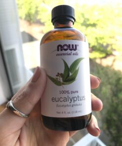 NOW Essential Oils, Eucalyptus Oil, Clarifying Aromatherapy Scent, Steam Distilled, 100% Pure, Vegan, Child Resistant Cap, 4-Ounce 35 71jNHh eDXL
