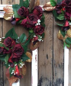 Luyue 20 Pcs Fake Calla Lily Artificial Flowers Bridal Wedding Bouquet Latex Real Touch Flower Home Kitchen Office Decor-Brick Red Brick Red 28 71jNpyEdFiL