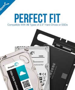 SABRENT 2.5” SSD & SATA Hard Drive to Desktop 3.5” SATA Bay Converter Mounting Kit (BK-PCBS) 2.5" to 3.5" (X2) SERVER 32 71jP8CpSy0L 1