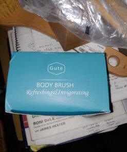 Gute Professional Dry Skin Body Brush, Dry Brush with Cactus/Vegetable Bristles (Firm/Extra Firm Bristles) 17 71jPo9jeOL