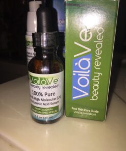 VoilaVe Vitamin C Serum For Face with Hyaluronic Acid | Brightening & Hydrating Serum | Remove Fine Lines Wrinkles & Anti-Aging Serum | Helps to Rebuild Collagen | Airless Pump | As Seen On TV- 1 Oz 43 71jQsTOKEBL