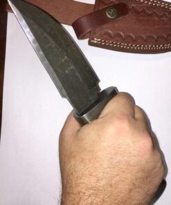 REG-HK-41 Custom Handmade Damascus Steel 10.00 Inches Knife- Colored Camel Bone and Rose Wood Handle 25 71jRNPI7LRL