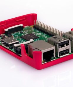 Raspberry Pi RASPBERRY-PI3-CASE Official Raspberry Pi 3 Case, Red/White Single 29 71jRsAK7oHL