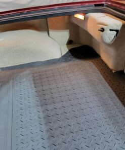 BDK-MT-785 Heavy Duty Cargo Liner Floor Mat-All Weather Trunk Protection, Trimmable to Fit & Durable HD Rubber Protection for Car SUV Sedan Auto - Black 45 71jTbVq0nbL 2