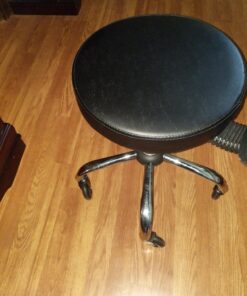 Slipstick CB690 Floor Protecting Rubber Office Chair Caster Wheels (Set ff 5), Roller Style, Universal 7/16" Stem, 3" Black Castors Black/Black 42 71jTtyT7zOL