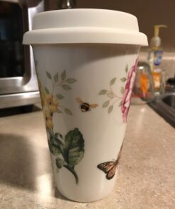 Lenox 837583 Butterfly Meadow Thermal Travel Mug, Multicolor, 1 Count (Pack of 1) 39 71jUAKu6WhL