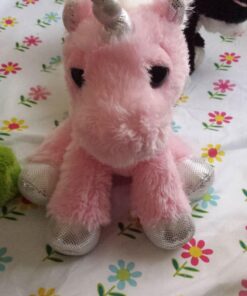 Aurora® Enchanting Dreamy Eyes™ Heavenly Pink Unicorn™ Stuffed Animal - Captivating Gaze - Whimsical Charm - Pink 10 Inches Heavenly Pink Unicorn™ 18 71jUrcZ3L5L