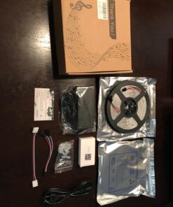 ELlight LED Strip Lights with APP, Dream Color 32.8ft LED Lights with Multicolor Chasing, Waterproof RGB Rope Lights Kit, 300 LEDs SMD 5050 Flexible Strip Lighting for Home Kitchen 31 71jUvhapCjL