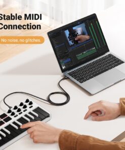 UGREEN USB Printer Cable - USB A to B Cable, 2.0 USB B Cable High-Speed Printer Cord Compatible with Hp, Canon, Brother, Samsung, Dell, Epson, Lexmark, Xerox, Piano, Dac, and More 10 FT 10FT 19 71jVcNG76sL