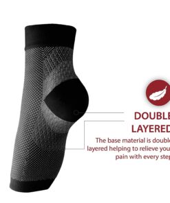 Laneco Plantar Fasciitis Socks (3 Pairs), Compression Foot Sleeves with Heel Arch & Ankle Support, Great Foot Care Compression Sleeve for Men & Women 17 71jWWLYjpuL